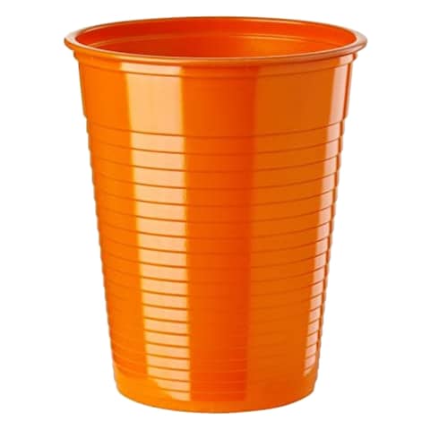 Nupik Disposable Drinking Cups Orange 50 Pieces