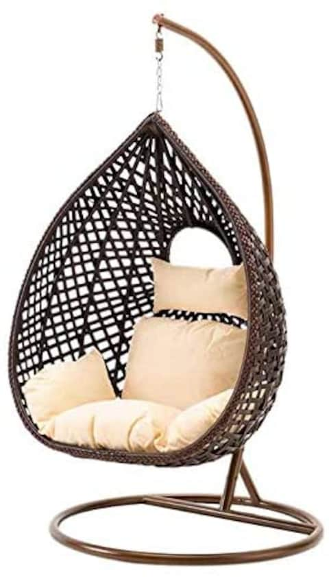 Ex Comfortable Hanging Chair Outdoor Patio Swing Hanging (Egg Nest Shape) Yl-5