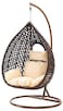 Ex Comfortable Hanging Chair Outdoor Patio Swing Hanging (Egg Nest Shape) Yl-5
