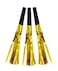 Party Horns with Tinsel Gold 36Pcs/Pk