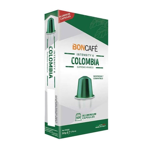 Bon Cafe Colombia Nespresso Compatible Capsules - 10 Capsules
