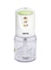 Geepas 2-Speed Multi Chopper 0.5 L 400 W Gc5477 White/Clear/Green