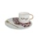 Moroccan Style Coffee Cup And Saucer With Spoon Set Afternoon Tea