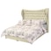 In House Lisbon Velvet Bed Frame - Queen - 200x160 cm - Beige