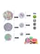 Generic - 6-Piece Stretch Lids Set White