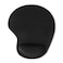 Cables Kart Mouse Pad, Ergonomic Mouse Pad with Gel Wrist Rest Support, Gaming Mouse Pad with Lycra Cloth, Non-Slip PU Base for Computer, Laptop, Home, Office &amp; Travel, Black/Blue