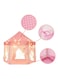 Princess Castle Play House Game Tent With Star Lights 135x135centimeter