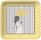Mod Baby Shower 9in Dinner Plates Square