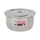 Zebra Stainless Steel Indian Pan with Cover 30cm 11Liters