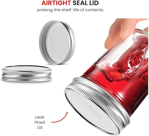 Star Cook Glass Storage Jars with Airtight Clip Lid,Nut storage tank sealed fresh-keeping tank,Glass airtight jar for Blueberry Cherry Food Sauce-200ml of 12 pcs