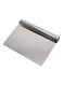 Generic Stainless Steel Dough Scraper Silver 12X8cm