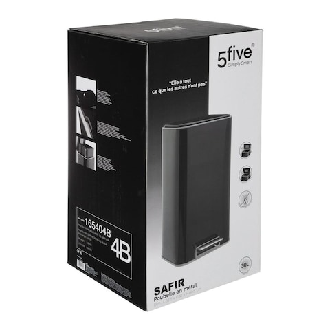 5five Safir Metal Pedal Bin (30 L)