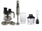 Dessini Stainless Steel 9 In 1 Hand Blender 1200W KD-8080 Silver/Black/Clear