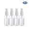 عام-4 حزمة 30ML رذاذ زجاجات الجميلة ميست شفافة فارغة من البلاستيك زجاجات قابلة لإعادة التعبئة زجاجة رذاذ عطر البخاخة الحاويات للسفر الأساسية