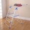 Home Cloth Dryer Stand, Stainless Steel Cloth Drying Rack Stand, Foldable Clothes Drying Rack for Indoor And Outdoor, Stainless Steel Cloth Dryer Hanger Stand