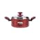 Nouval Lovely Hearts Pot With Stainless Steel Lid - 16 Cm - Red