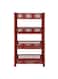 Delcasa 4 Layer Kitchen Rack Red 50cm
