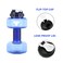YALLA HomeGym 2.2L  Dumbbell Shaped Sports Water Bottle, 2.5KG Filled Weight Water Bottle