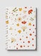 Lowha Spiral Notebook With 60 Sheets And Hard Paper Covers With Flowers &amp; Berries Design, For Jotting Notes And Reminders, For Work, University, School