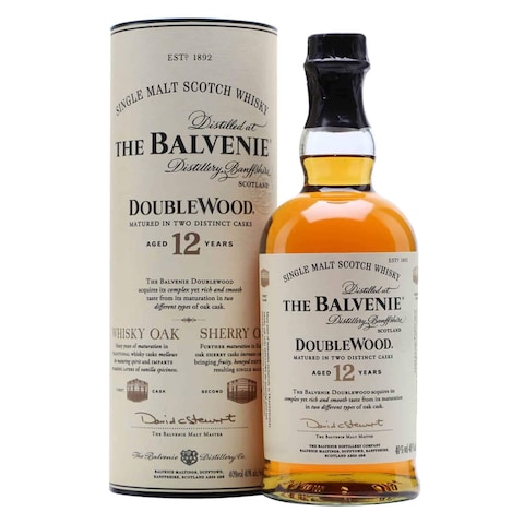 Balvenie 12 Year Old Double Wood Single Malt Scotch Whisky 750ml