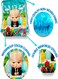 Drawstring Bag for Boys/Girls Travel Storage Package Cartoon School Backpack Children Kids Birthday Party Favors Bags 12 pcs (Boss Baby)