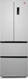 Hoover 337L Net Capacity French Door Refrigerator, 4 Doors Dual Inverter Fridge &amp; Freezer, Leco Technology, Total No Frost, Multi Air Flow, LED Lights, Crisper with Humidity Control, Inox, HFD-M438-S