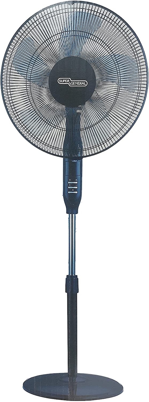 Super General 16&quot; Pedestal Fan With Remote SGSF 48MR, Black