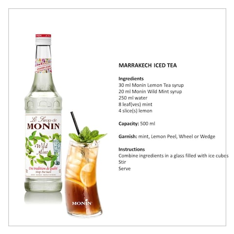 Monin Wild Mint Syrup 700ml