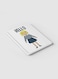 Lowha Spiral Notebook With 60 Sheets And Hard Paper Covers With Hello Girl In Uniform Design, For Jotting Notes And Reminders, For Work, University, School