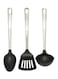 Generic Direkt 3-Piece Kitchen Utensil Set Black/Silver