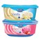 Kwality Vanilla Ice Cream 1L With Strawberry Ice Cream 1L Assorted