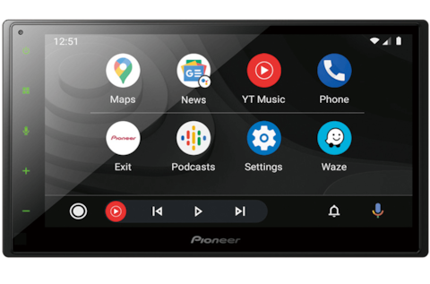 Pioneer DMH-A4450BT 6.8&Prime; AV Receiver with Apple CarPlay, Android Auto and Mirroring for Android
