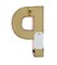 LED Marquee Letter Light Sign Wooden Pink (P) 25cm