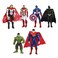 6 Piece Superhero Action Figures Sets Marvel Hero Series Collectible Ornaments for cake Toppers