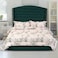 In House Maldives Velvet Bed Frame - Single - 200x100 cm - Dark Green