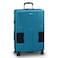 TACH Connectable Luggage   28" Large Size Spinner Luggage with TSA Locks   Hard Shell   Patented Built-In Connecting System Easily Links 6 Bags - Sky Blue