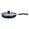 Vinod Cookware Non Stick Fry Pan With Lid Blue 24cm