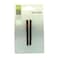 QVS Hair Slides Brown 2 PCS