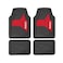 Sparco PVC Car Mats 4PCS Set. with Red Logo