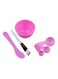 Generic 6-Piece Mixing Tool Set Pink 0.75Kg