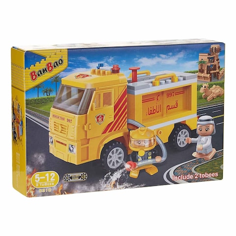 BanBao Fire Truck Local Tobee And Fireman Building Set 5310