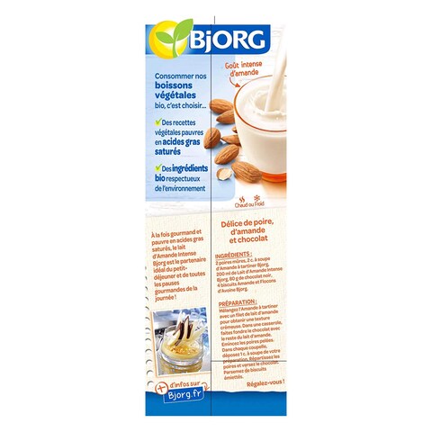 Bjorg Organic Intense Almond Milk 1L