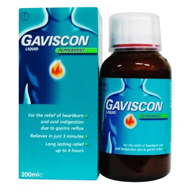 Gaviscon Peppermint anti-acid Syrup 200ml
