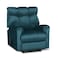 In House Velvet Rocking Recliner Chair - Dark Turquoise - AB011