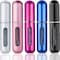 Generic 5 Pcs Portable Mini Refillable Perfume Atomizer Refillable Bottle, Empty Spray Bottle for Traveling, Multicolor