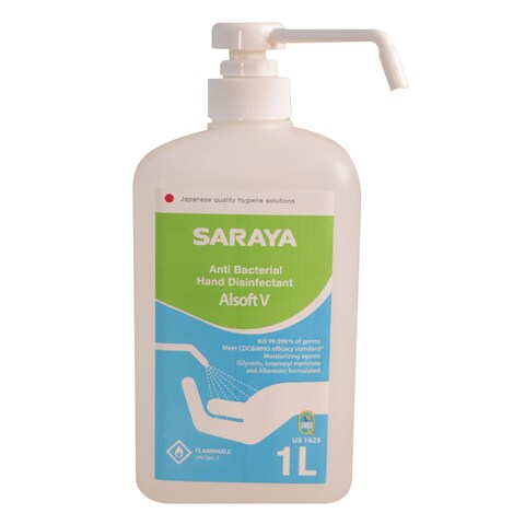 SARAYA ALSOFT V HAND SANITIZER 1L
