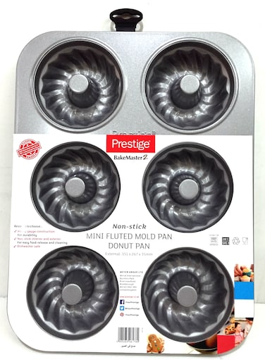 Prestige - Non-Stick Mini Fluted Mold Pan/Donut Pan ( External 351*267*35Mm)
