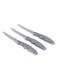 Royalford 3-Piece Steak Knife Set Teeth Blade Silver 13Cm