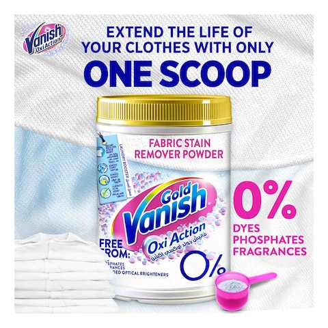 Vanish Gold Oxi Action Powder Fabric Stain Remover 900g