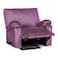 In House Velvet Rocking Recliner Chair - Light Purple - H1